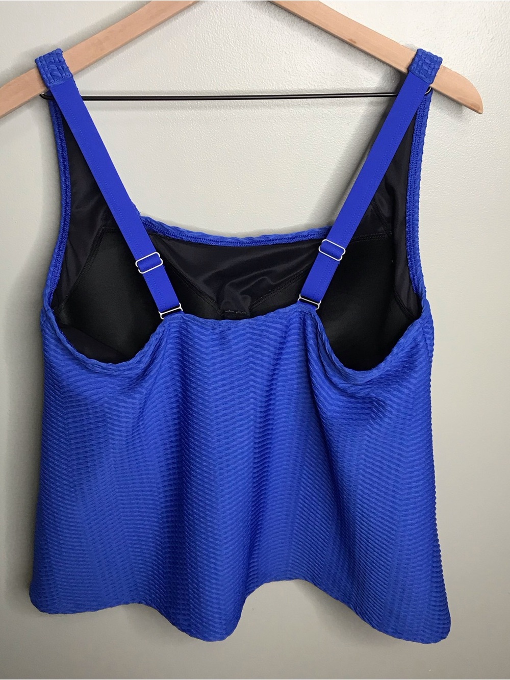 Lands' End Textured Tankini Top Women’s Size 16W - Picture 2 of 4